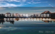 樱花影院在线观看｜个人体验整理：整体观感、交互细节与使用节奏评价
