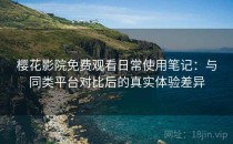 樱花影院免费观看日常使用笔记：与同类平台对比后的真实体验差异