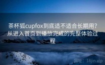 茶杯狐cupfox到底适不适合长期用？从进入首页到播放完成的完整体验过程