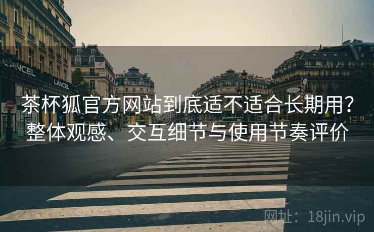 茶杯狐官方网站到底适不适合长期用？整体观感、交互细节与使用节奏评价  第1张