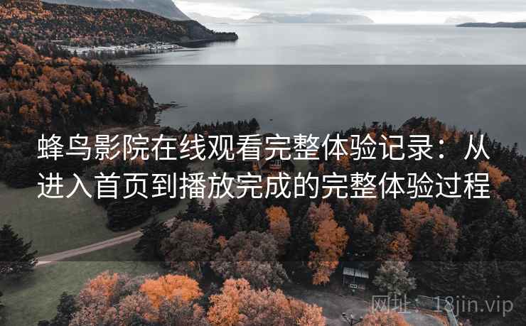 蜂鸟影院在线观看完整体验记录：从进入首页到播放完成的完整体验过程  第2张